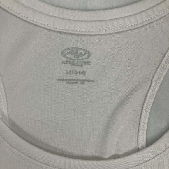 Flex Appeal Athletic Tank Top Gym Women’s Size Large 12/14 Graphic Girl Power - Picture 6 of 11